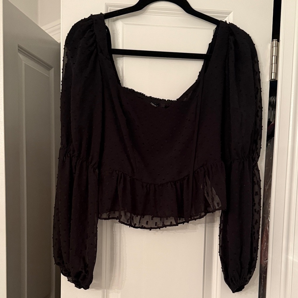 Elegant Black Women's Top